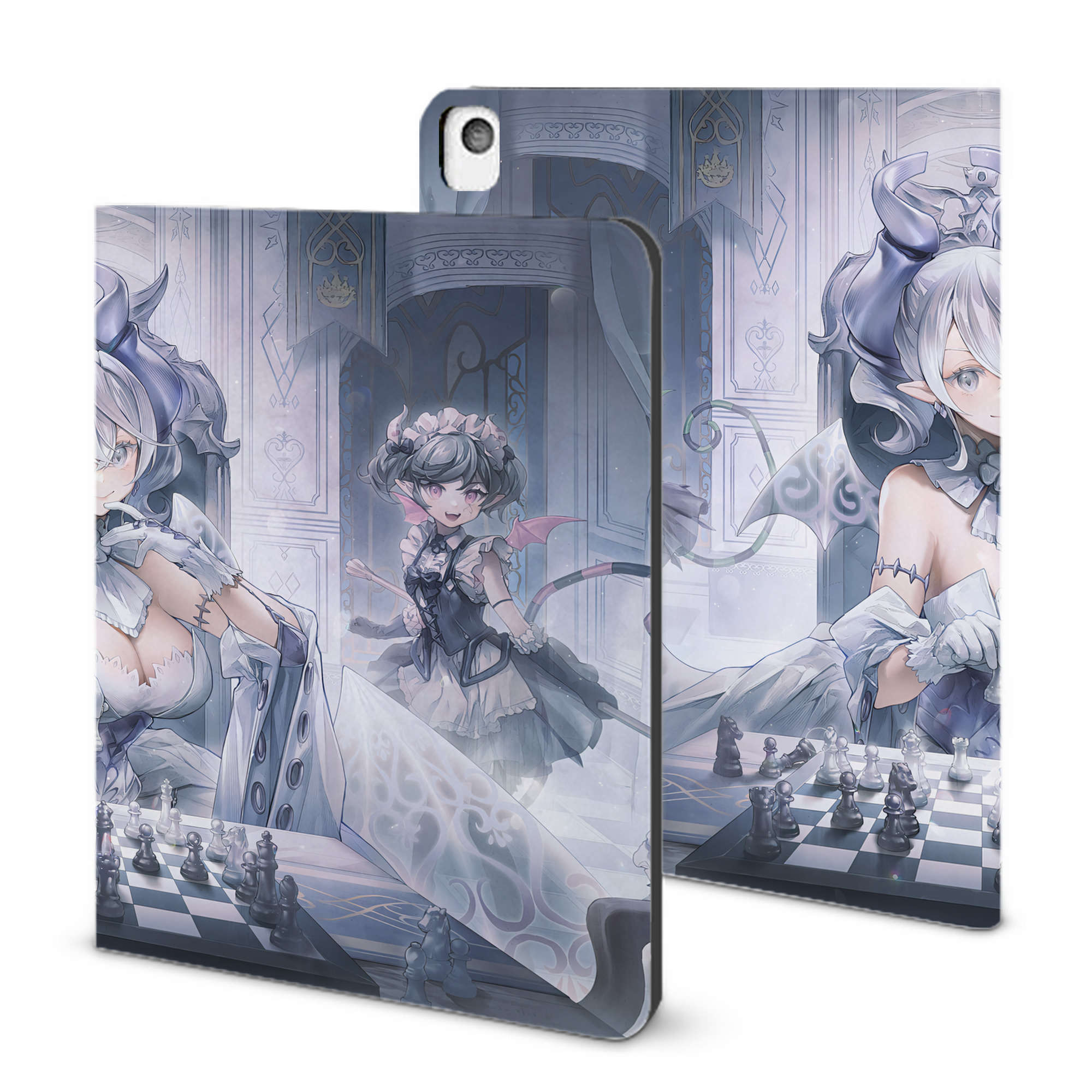 （画像用） 遊☆戯☆王 Yu-Gi-Oh! IPadケース ペンホルダー付き ブックスタイルデザイン